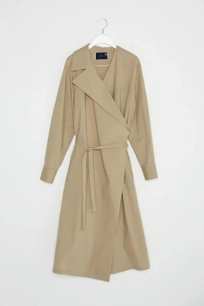 Recto wrapped trench dress